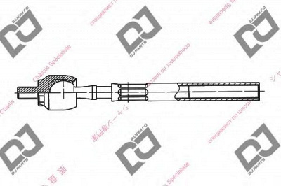 DJ PARTS dr1075 -  Осевой шарнир, рулевая тяга